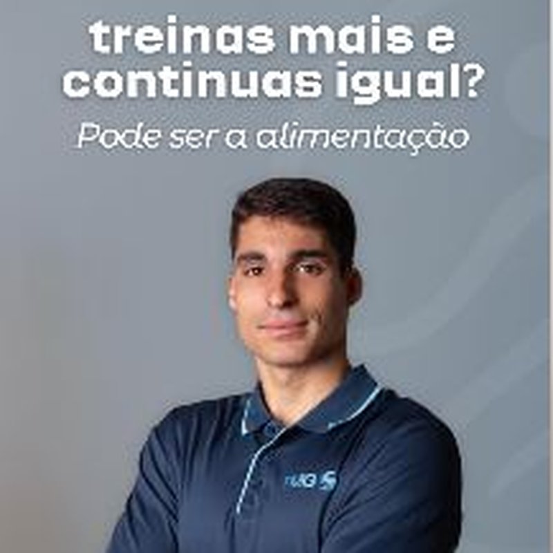 Treinas mais e continuas igual? Pode ser a alimentação
